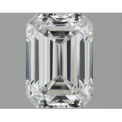 Diament laboratoryjny bezbarwny szlif szmaragdowy, 1.09ct, VVS2, D, IGI LG713581622